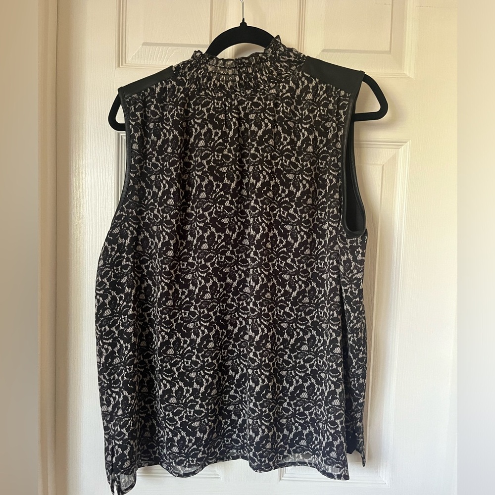 DKNY Lace Print Top